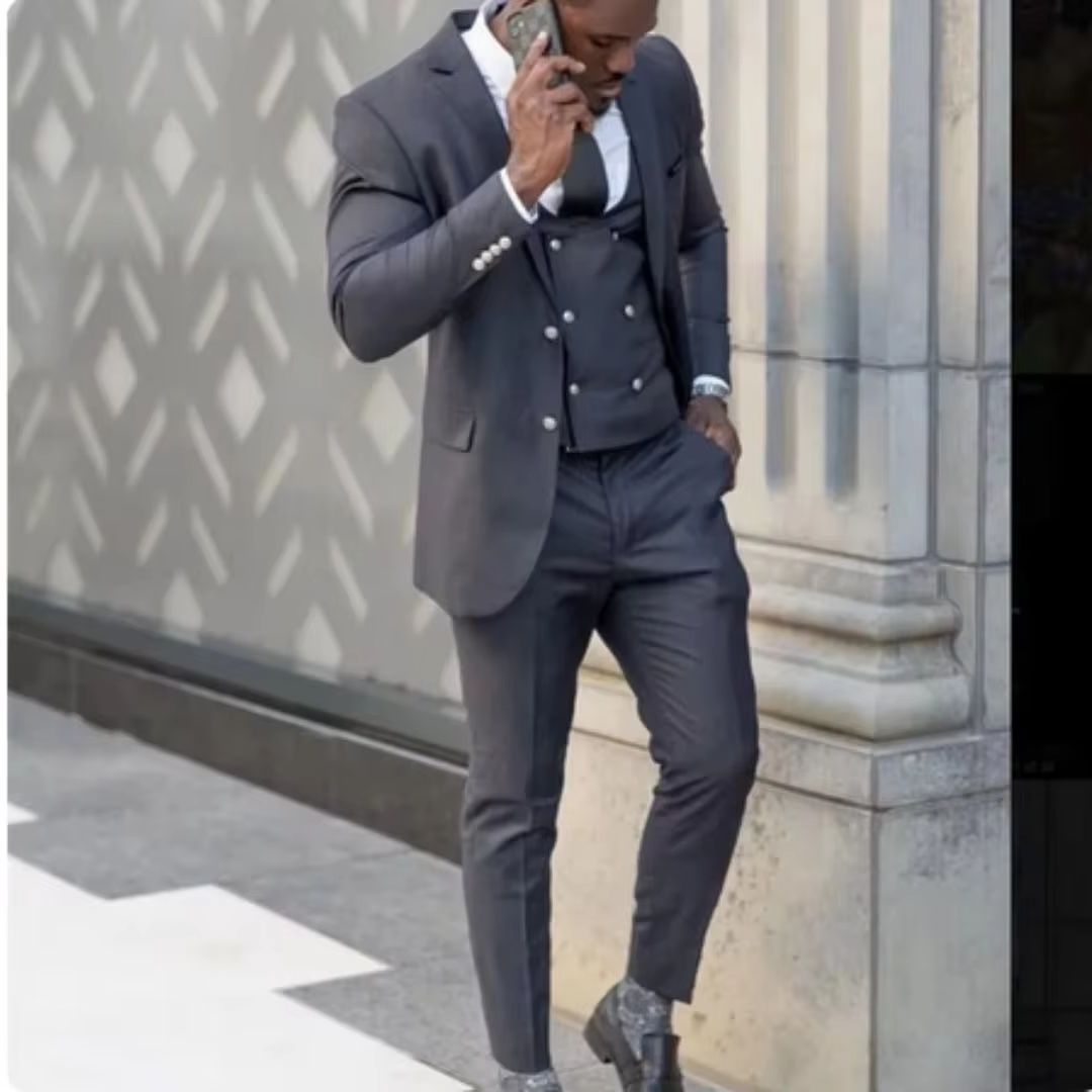 Men'S Formal Wear Not Suit - Męski 3-częściowy garnitur ślubny szyty na