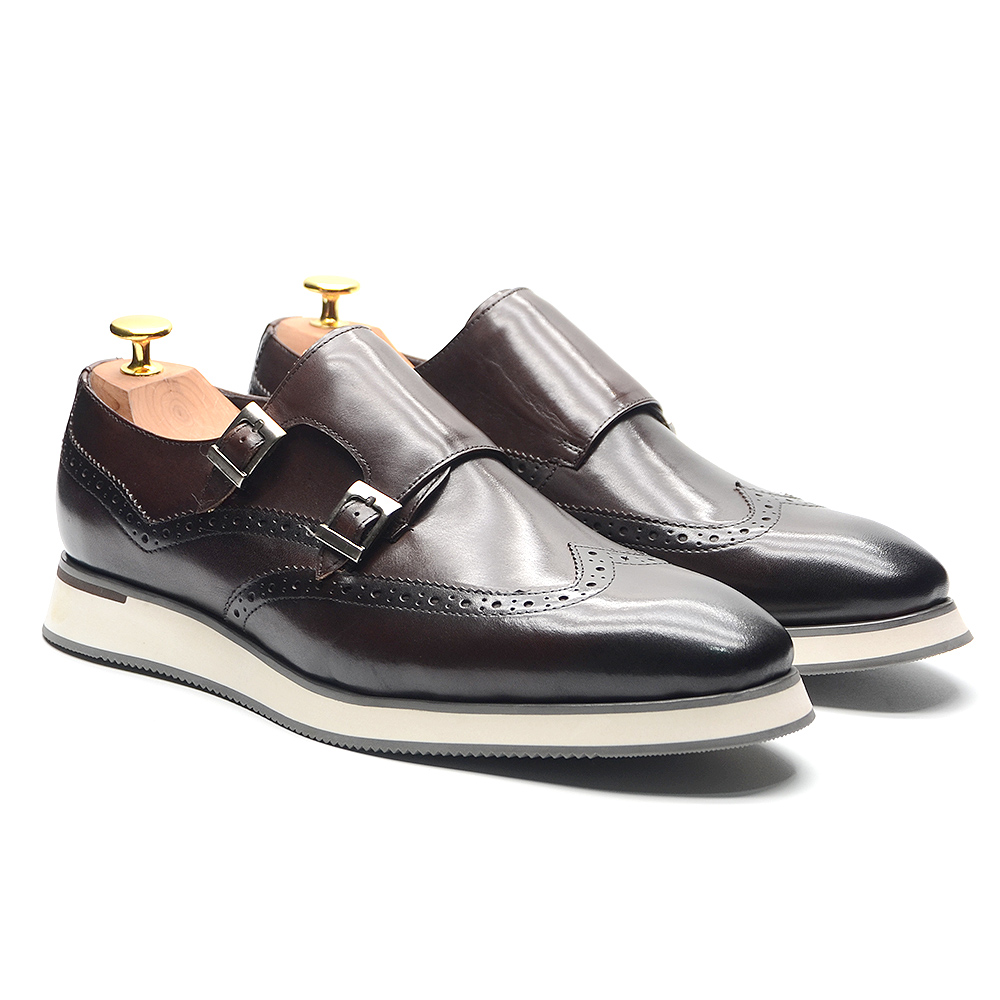 Men'S Luxury Formal Wear - Europejskie luksusowe męskie sneakersy ze skóry