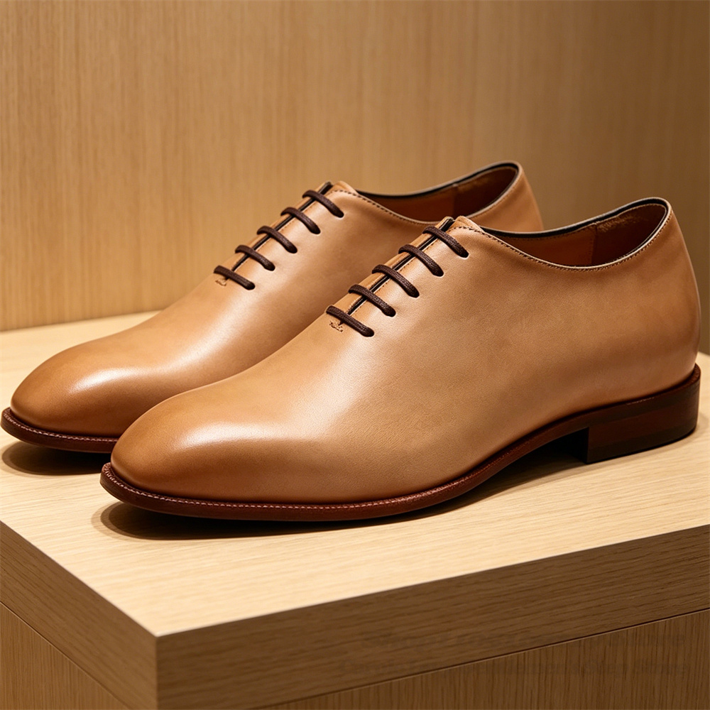 Formal Men Daily Wear Shoes - Męskie skórzane buty biznesowe z kwadratowym