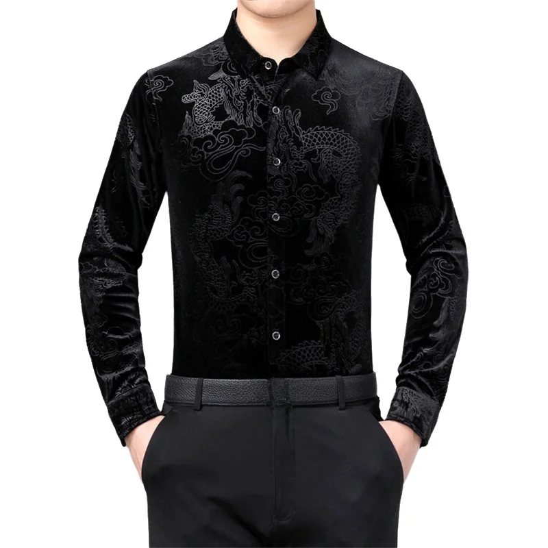 Męska koszula z długim rękawem – Men Formal Party Wear Shirt recenzja i cena