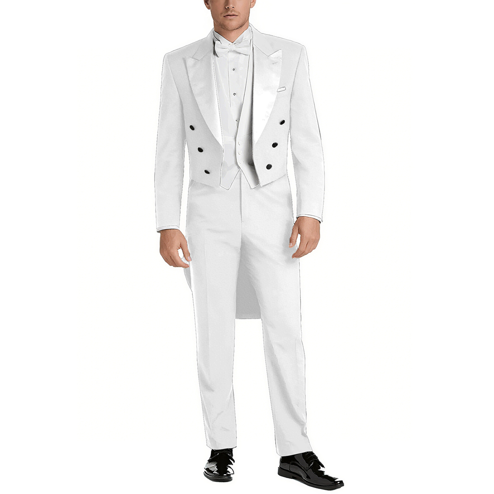 Męski garnitur satynowy z klap – Men Formal Wear Pants recenzja i cena