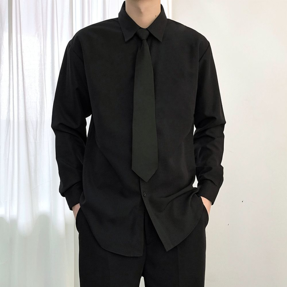 Męska koszula biznesowa z dług – Men Formal Party Wear Shirt recenzja i cena