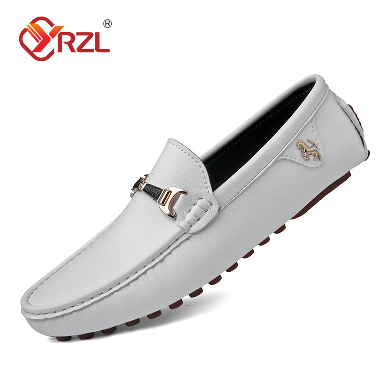 YRZL Loafers Men Shoes PU Leat – Men'S Luxury Formal Wear Brands recenzja i cena