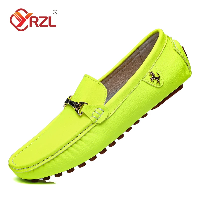 YRZL Loafers Men Shoes PU Leat – Men'S Luxury Formal Wear Brands recenzja i cena