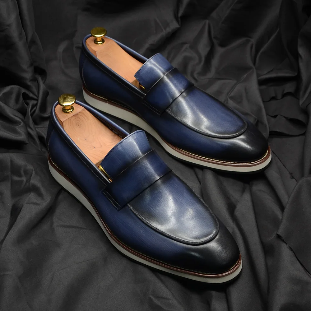 Luksusowe męskie mokasyny typu – Men'S Luxury Formal Wear recenzja i cena