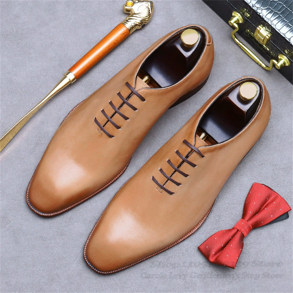 Męskie skórzane buty biznesowe – Formal Men Daily Wear Shoes recenzja i cena