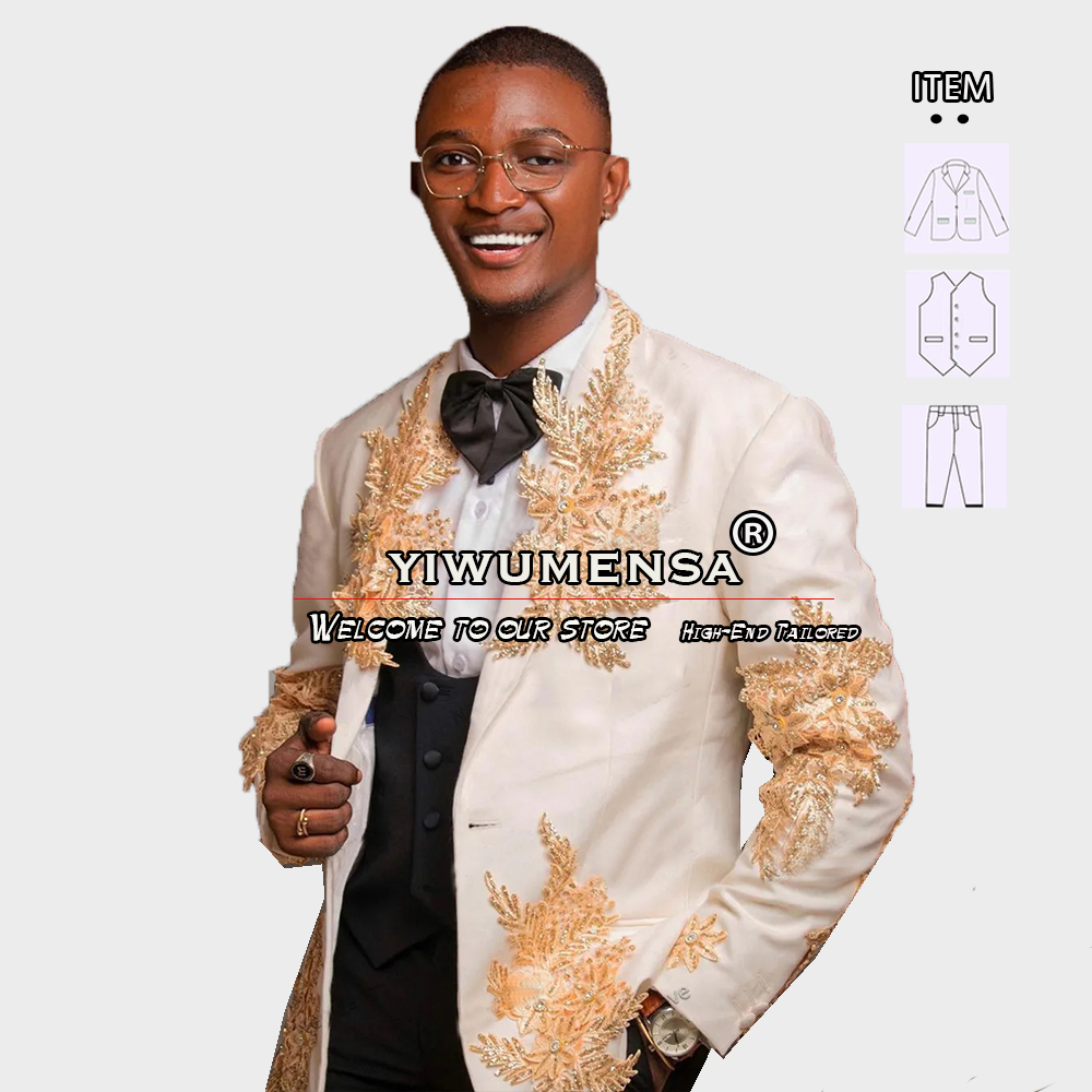 Spersonalizowane 3-częściowe g – Men'S Luxury Formal Wear recenzja i cena