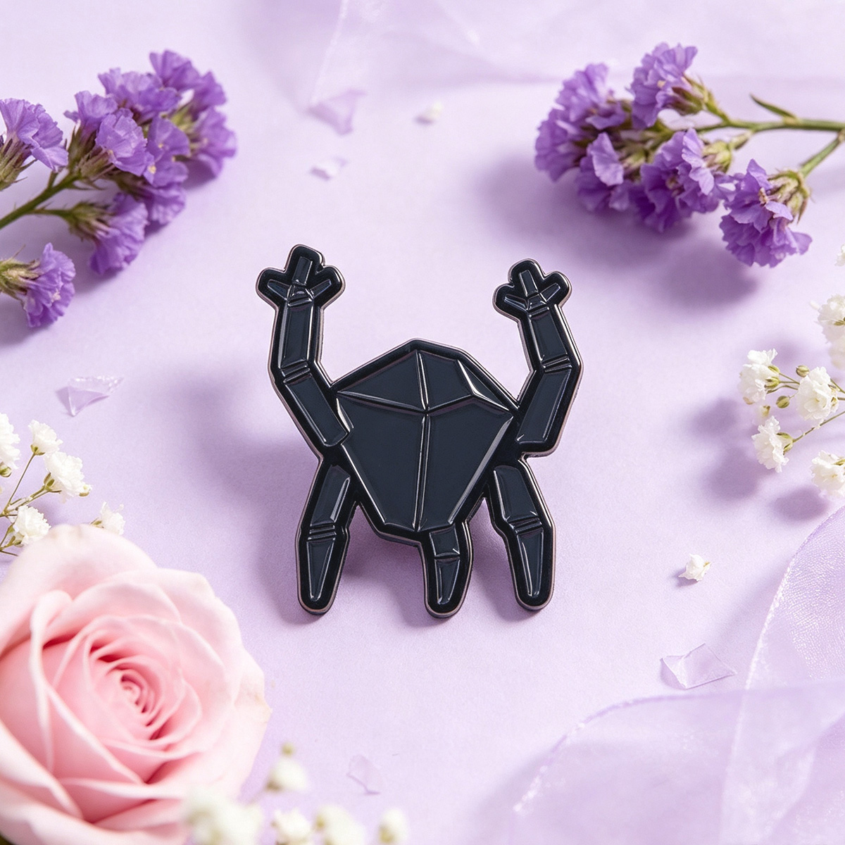 Broszka Robot na Ubrania Damsk – Tuxedo Lapel Pin recenzja i cena